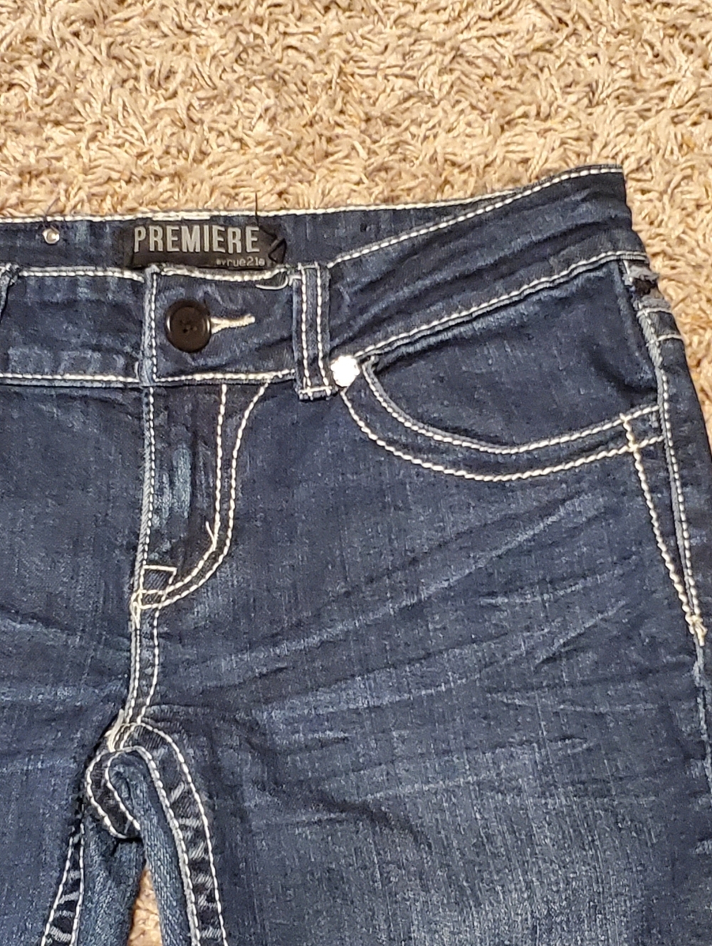 Premier Women's Size 5/6 Dark Wash Bootcut Jeans - Picture 8 of 10